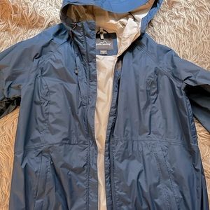 Eddie Bauer, Size XL, navy blue, rain jacket